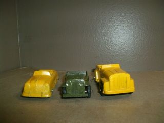 3 Tootsietoy Vehicles 1950 