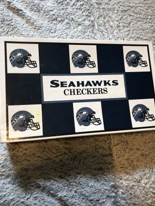 Seattle Seahawks Football Checker Game Nfl Colored Mini Helmets 1993 49ers