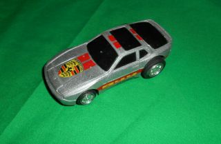Vintage 1987 Mattel Arco Car Toy Vehicle Stuttgart Porsche 944 Turbo Silver