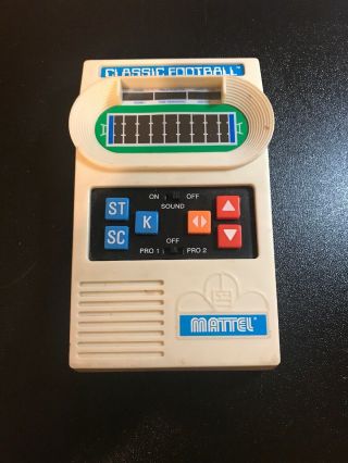 Mattel Classic Football Handheld Video Game 2000 - And