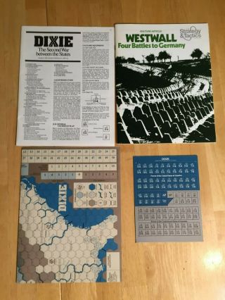 SPI ' s Strategy & Tactics 54 with Dixie UNPUNCHED 3