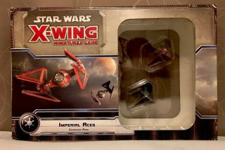 Star Wars Miniatures Game X - Wing Game Imperial Aces - See Details Below.