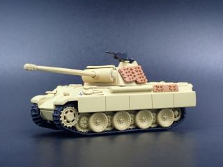Wwii German Panther G Tank Military Rare 1:100 Scale Diorama Diecast Model Car