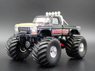 1975 Ford F250 Monster Truck Earthquake 1/64 Scale Collectible Diecast Model Car