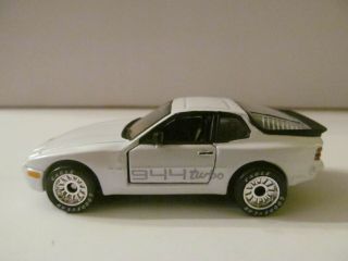 Matchbox - Porsche 944 Turbo - White - Loose - Light Wear
