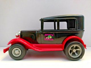 Vintage Tonka Frantic Flivver Pressed Steel Model A Sedan Toy Car 4.  25 " Long