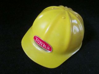 Vintage Plastic Tonka U.  S.  A.  Yellow Hard Hat