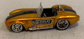 Jada Toys Big Time Muscle 1965 Shelby Cobra 427 S/c 1:64 - Orange Chrome