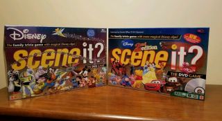 Disney Scene It? & Scene It? 2nd Edition Dvd Games Both Pixar