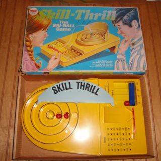 1960s Reed Toys Skill - Thrill Ski - Ball Game Complete Skee