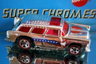 2007 Hot Wheels Chromes Classic Chevy Nomad 40th Anniversary