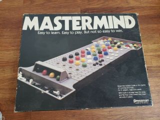 1981 Vintage Mastermind Pressman Codebreaker Boardgame 100 Complete Game