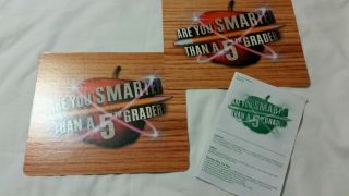 Are you Smarter Than a 5th Grader? Replacement Game Board Instructions Parts 2