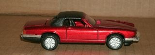1/42 Scale 1992 Jaguar XJS V12 Soft Top Diecast Car Model - Welly 8670 Red 3