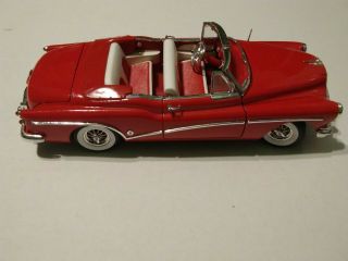 1953 Buick Skylark Convertible Collector Car 1:18 Red Motormax Toy Die Cast