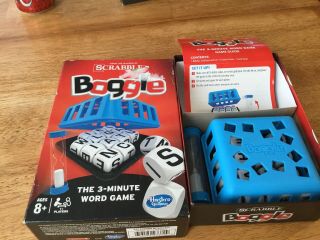 Hasbro Gaming From The Makers Of Scrabble Boggle The 3 Minute Word Game