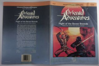 AD&D OA2 Night of the Seven Sword Adventure Module TSR 9186 Oriental Adventures 3