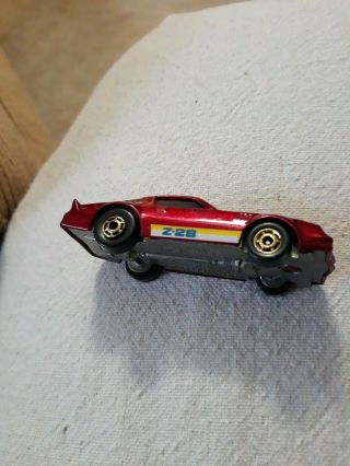 Vintage Hot Wheels Camaro Z - 28 Red Candyapple Chevrolet Malaysia 1/64