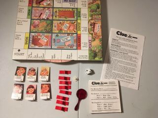 Clue Jr.  Case of the Missing Pet Game by Parker Brothers 1989 Complete 3