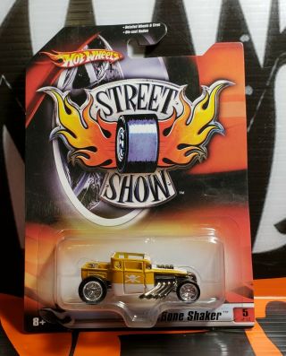 Hot Wheels Street Show Bone Shaker Yellow 5 " Bad Card "