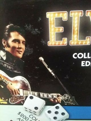Monopoly Elvis Presley Collector ' s Edition Parker Brothers Board Game Pre owned 2
