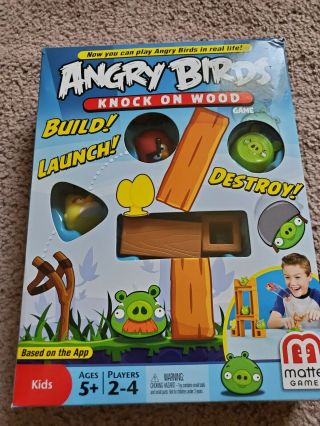 Angry Birds Knock On Wood Game - Complete