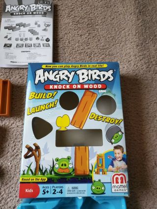 Angry Birds Knock on Wood Game - COMPLETE 3
