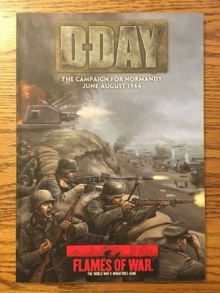 Battlefront Fow Wwii Rules D - Day - The Campaign For Normandy Sc Vf