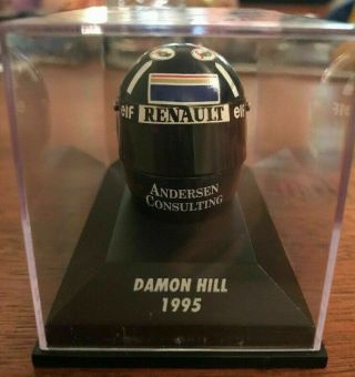 Minichamps 1:8 1995 Damon Hill Williams Renault Formula 1 ARAI Helmet 381950005 5