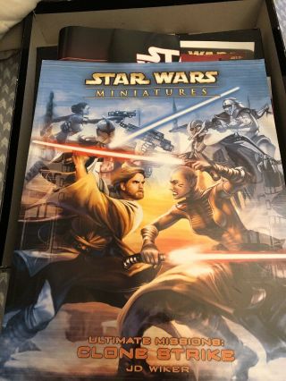 Star Wars Miniatures Campaign Book Ultimate Missions Clone Strike No Map Tiles