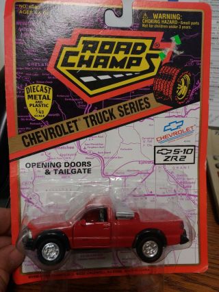 Road Champs Chevy Chevrolet S - 10 Zr2 1/43 Scale Red