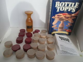 Bottle Topps Game Parker Brothers 1993 Real Wood Stack 