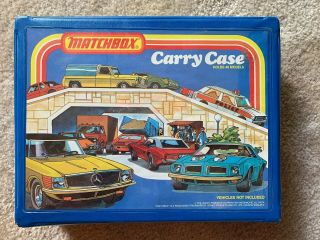 Vintage 1978 Matchbox Carry Case - Holds 48 Cars - With All 4 Trays - Shape