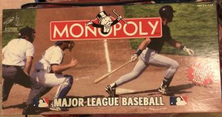 Monopoly Major League Baseball Mlb Edition Sports Game Complete,  Pewter