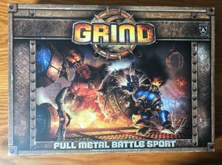 Grind Board Game Warmachine Privateer Press Opened 100 Complete