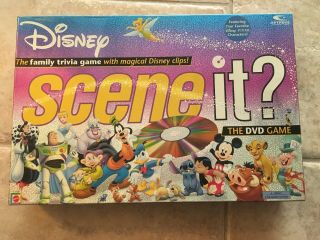 100 Complete Mattel Scene It Disney 1st Edition Dvd 2004 Board Game