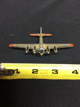 Tootsie toy Airplane B - 17 Bomber Die Cast Metal 2