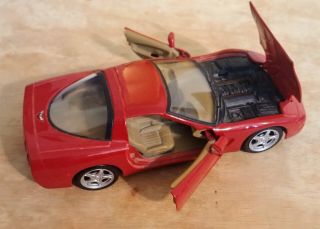 Maisto 1997 Chevrolet Corvette - Red - 1:24 Scale Die Cast Model
