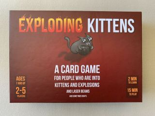 Exploding Kittens - Red - Edition Card Game