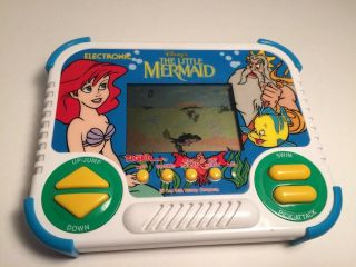The Little Mermaid Tiger Electronics Game Vintage 1990 Handheld