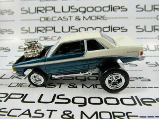 Johnny Lightning 1:64 Loose Blue White 1981 Chevrolet Malibu Zinger Diorama Car