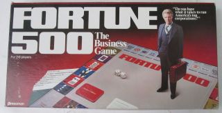 Fortune 500 Business Game 1980 Pressman Board Game Complete