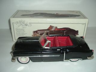 Luxe Car Diecast 1950 Cadillac Convertible Tin Friction Car & Box Mf340