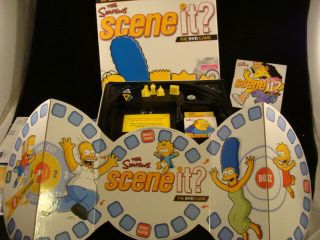 Simpsons Scene It Dvd Trivia Game.  Complete