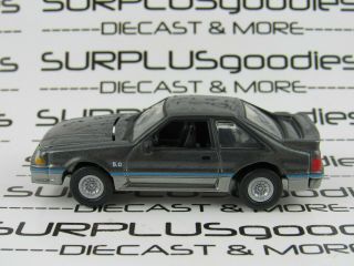 Johnny Lightning 1:64 Scale Loose Collectible Gray 1987 Ford Mustang Gt 5.  0