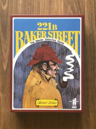 221b Baker Street The Master Detective Game Sherlock Holmes 1977