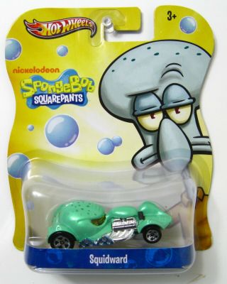 Hot Wheels 2013 Spongebob Squarepants Squidward Character Car