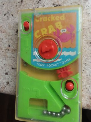 1978 Tomy Pocket Game Cracked Crab