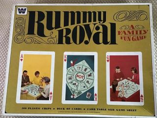 Vintage1965 Rummy Royal Family Fun Game By Whitman 4804 Everything But Chips