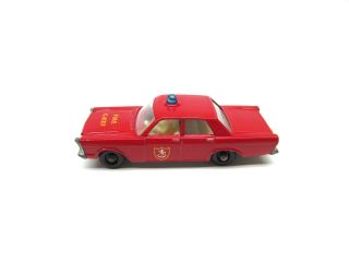 Matchbox Lesney 55 Fire Chief Ford Galaxie